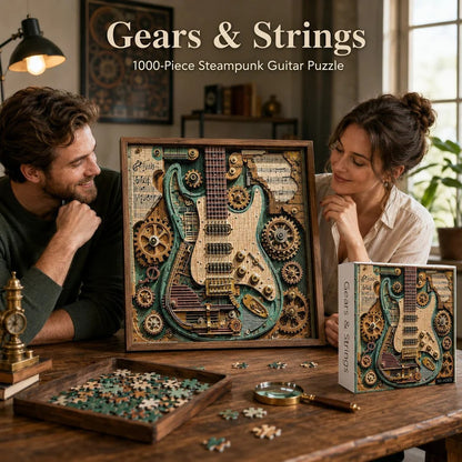 Puzzle 3D Guitare Steampunk Créative