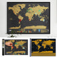Journal de voyage de la carte du monde