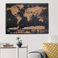 Journal de voyage de la carte du monde