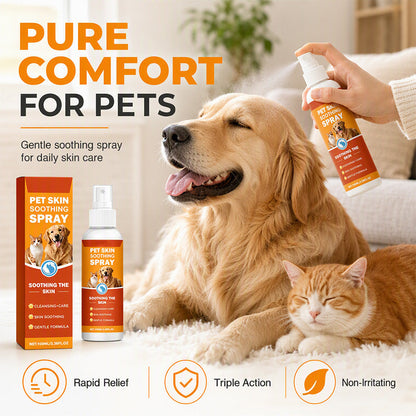 Spray apaisant pour la peau des animaux