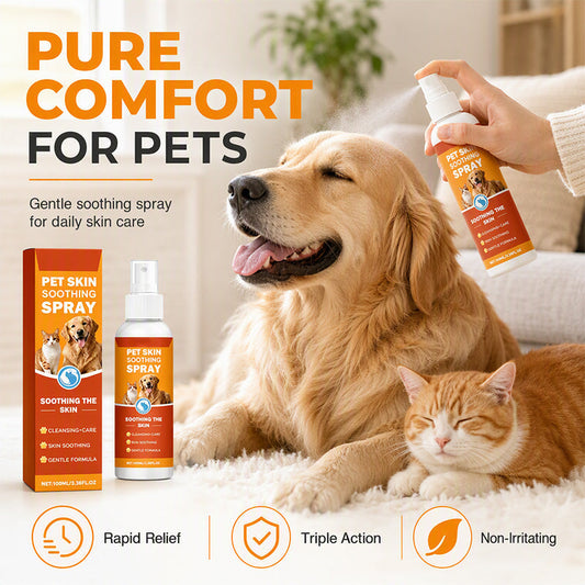 Spray apaisant pour la peau des animaux