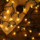 Guirlande lumineuse solaire étanche à bulles pour terrasse