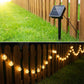 Guirlande lumineuse solaire étanche à bulles pour terrasse