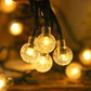 Guirlande lumineuse solaire étanche à bulles pour terrasse