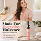Crème lissante pour cheveux avec peigne intégré