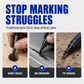 🛠️ Feutres à pointe longue de 20 mm pour le travail du bois – Stylos de marquage à base d'huile, imperméables et à séchage rapide, pour les endroits difficiles d'accès