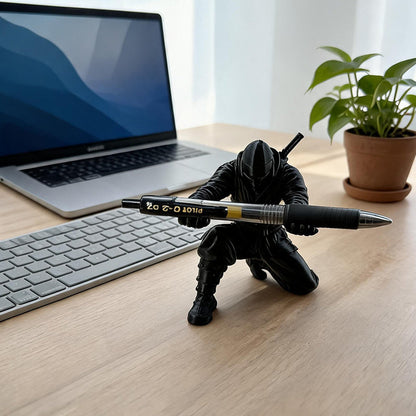 ⚔️Porte-stylo Samouraï 3D Imprimé - Organisateur de Bureau