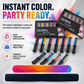 🔥🎁 2 achetés, 1 offert ! 🥳💞 Plus de 50 000 vendus ! 🎨💇‍♀️ Peigne colorant temporaire pour cheveux – Mèches rapides et douces pour les fêtes et festivals | Compact et portable