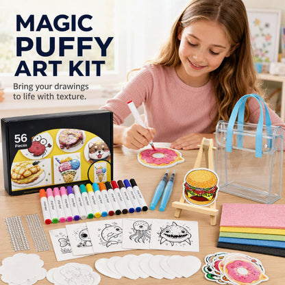 Kit de peinture en mousse gonflante pour enfants