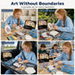 Kit de peinture en mousse gonflante pour enfants