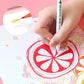 ✨ 100 motifs géométriques à colorier par numéro – sur fond noir, incluant des feutres aquarelle double pointe et une boîte de rangement !