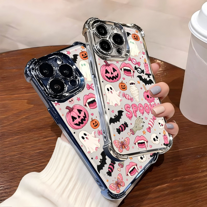 Coque de téléphone fantôme citrouille d'Halloween