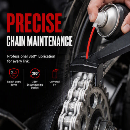 Applicateur universel de lubrifiant pour chaîne de moto
