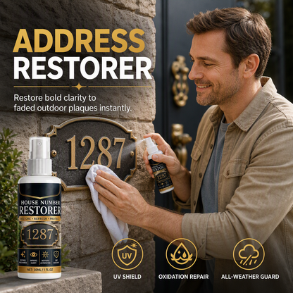 Spray rénovateur de numéros de maison extérieurs