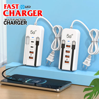 Station de recharge de bureau USB multipor