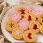 Ensemble de moules à biscuits de Noël festifs