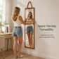 🥳 2026 NOUVELLE ARRIVÉE 🥳💞 +50K VENDUS ! 🔥 -50% !  Miroir Pleine Longueur Pliable Portable — Léger et Compact, Reflet Net, Sans Encombrement, Idéal Chambre, Appartement et Voyages ✨