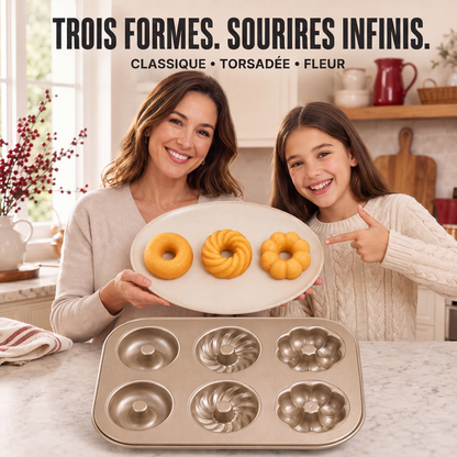 Moule à mini gâteaux Bundt antiadhésif à multiples cavités