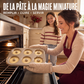 Moule à mini gâteaux Bundt antiadhésif à multiples cavités