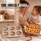 Moule à mini gâteaux Bundt antiadhésif à multiples cavités