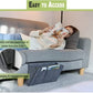 🛏️50 % DE RÉDUCTION MAINTENANT ! Sac de rangement suspendu pour chevet – Organisateur de lit multi-poches, pochette suspendue en feutre pour lit superposé, idéal pour ranger tablette, livre, téléphone et articles de papeterie.