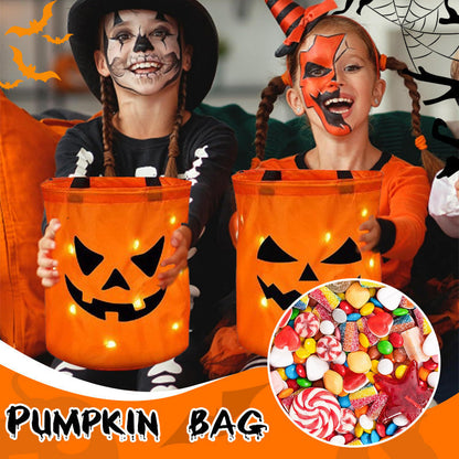 🎃Soldes exceptionnelles - 49 % de réduction🔥Sac à main Halloween en forme de citrouille lumineuse