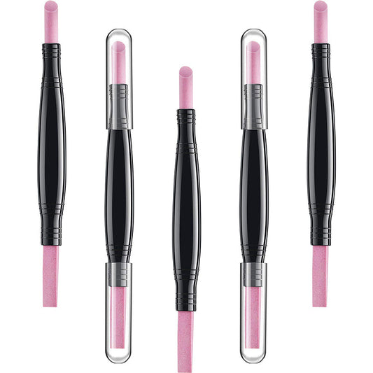 Stylo polissoir à ongles double tête en quartz