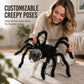 Déguisement d’araignée pour animal d’Halloween, peluche effrayante, tenue de transformation pour chien et chat