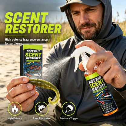Spray régénérateur d'odeur pour appâts mous