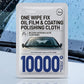 Lingettes nettoyantes pour vitres de voiture