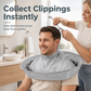 Cape de coiffure respirante grise pour adulte, taille moyenne, et blouse de salon de coloration sans odeur