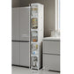 Armoire de rangement étroite à roulettes