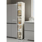 Armoire de rangement étroite à roulettes