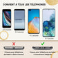 Cordons de téléphone universels en nylon avec écusson sur le corps
