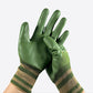 Gants de travail enduits de caoutchouc avec poignet tricoté