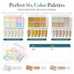 💅✨ Poudre pour ongles chromée unie 6 couleurs – Effet miroir métallique à appliquer par frottement