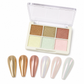 💅✨ Poudre pour ongles chromée unie 6 couleurs – Effet miroir métallique à appliquer par frottement