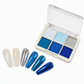 💅✨ Poudre pour ongles chromée unie 6 couleurs – Effet miroir métallique à appliquer par frottement