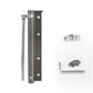 Ferme-porte automatique réglable en acier inoxydable avec amortissement silencieux
