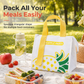 🍱50% DE RÉDUCTION ! Sac repas isotherme aluminium, conserve la chaleur, idéal pour bureau et école 🥗