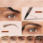 Stylo à sourcils liquide imperméable 2-en-1