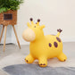 Girafe mignonne en forme d'animal sauteur pour enfants