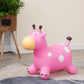 Girafe mignonne en forme d'animal sauteur pour enfants