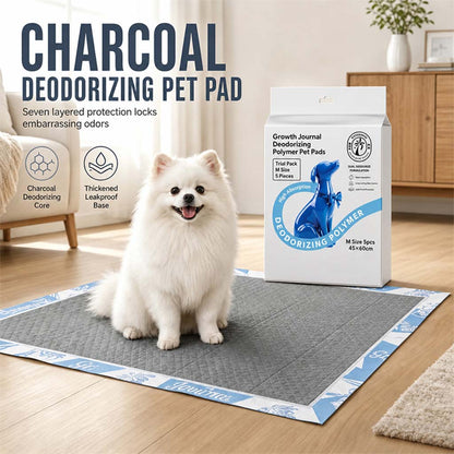 Tapis absorbants épais au charbon actif pour chiens et chats