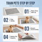 Tapis absorbants épais au charbon actif pour chiens et chats
