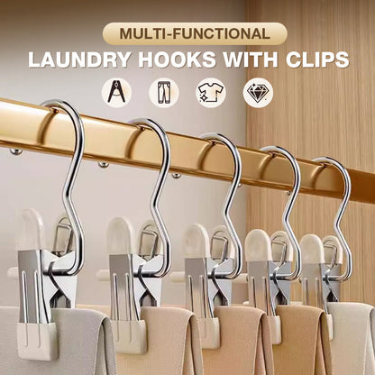 Pinces à linge multifonctionnelles avec crochet