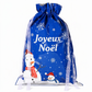 Lot de 10 sacs-cadeaux à bonbons de Noël avec cordon de serrage