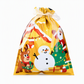 Lot de 10 sacs-cadeaux à bonbons de Noël avec cordon de serrage
