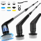Brosse électrique multifonction à essorage avec poignée extensible