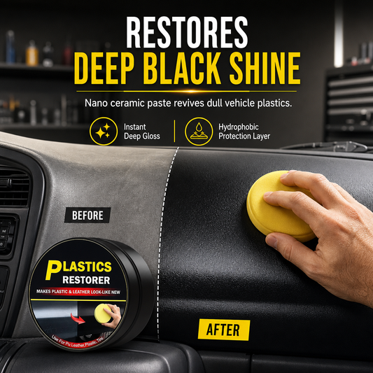 Cire de restauration des plastiques intérieurs de voiture et réparation des rayures